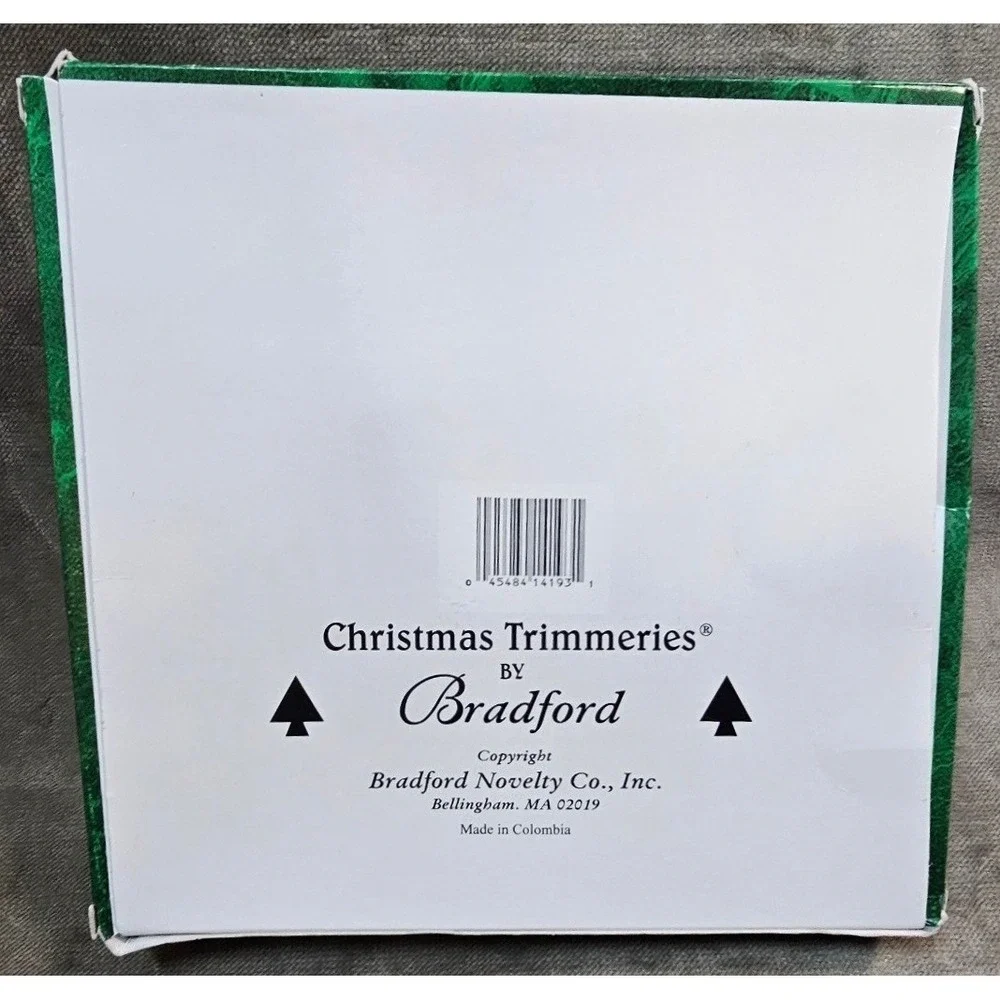 Lot VTG Mini Glass Christmas Ornaments Lot 5 Box Victoria Collection & Bradford